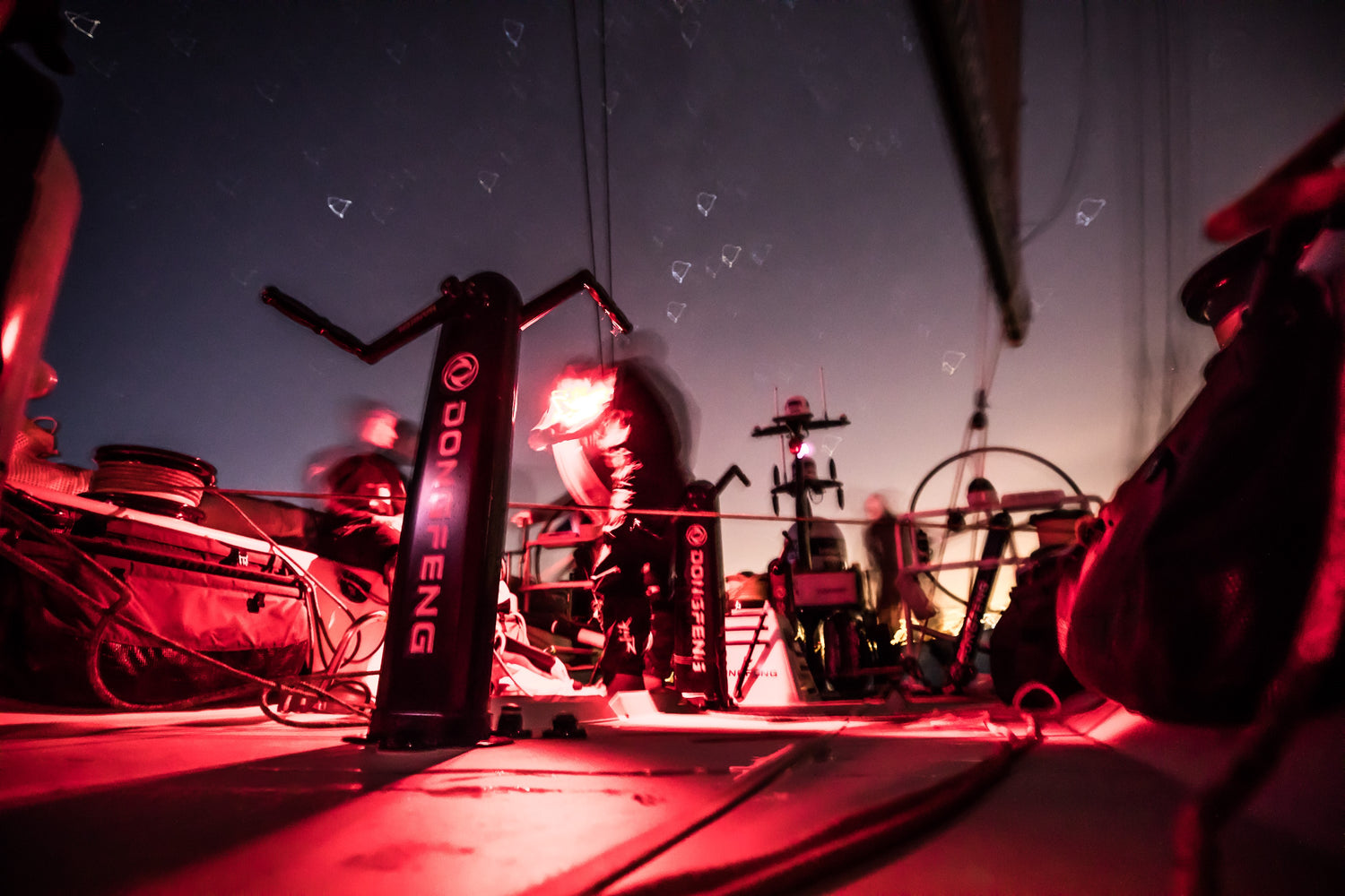 Crew members of the Dongfeng Race Team in the Volvo Ocean Race answer the question 